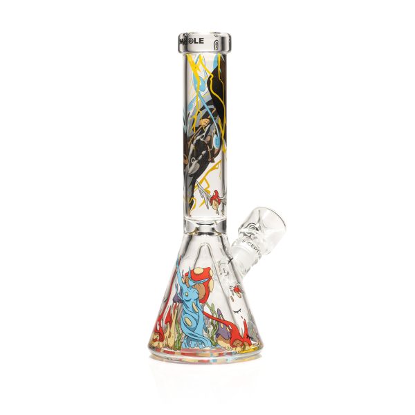 Inception 11" Clear Beaker Bong with Collins Perc - Image 3