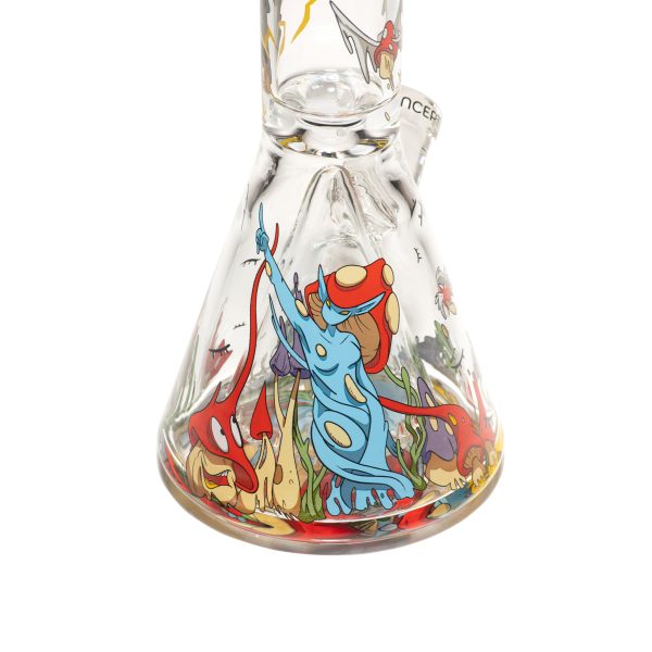 Inception 11" Clear Beaker Bong with Collins Perc - Image 9