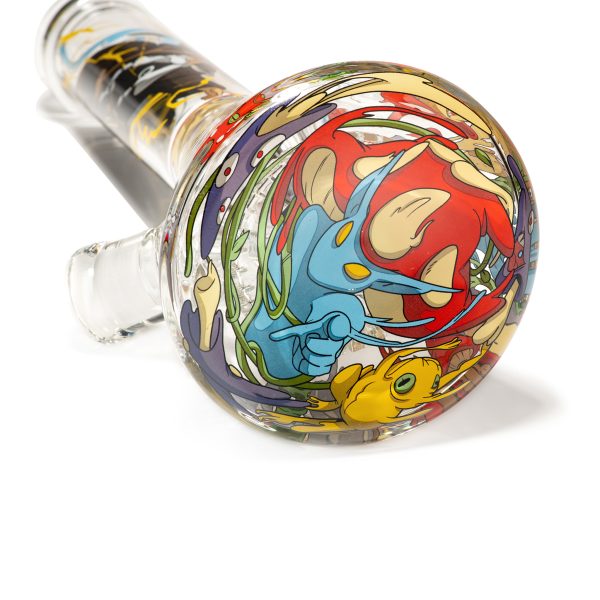 Inception 11" Clear Beaker Bong with Collins Perc - Image 10