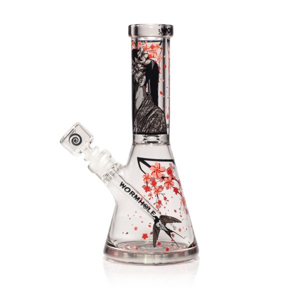 Sakura 13" Clear Beaker Bong - Image 2