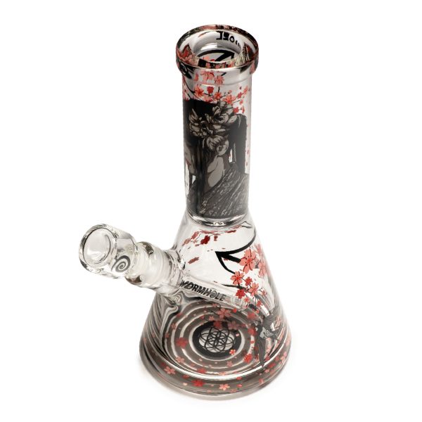 Sakura 13" Clear Beaker Bong - Image 9