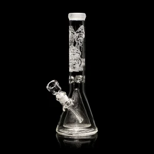Mushroom Town 14" Collins Perc Beaker Bong